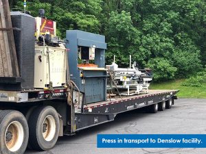 picture of presses on the truck