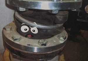 picture of joint between misaligned flanges