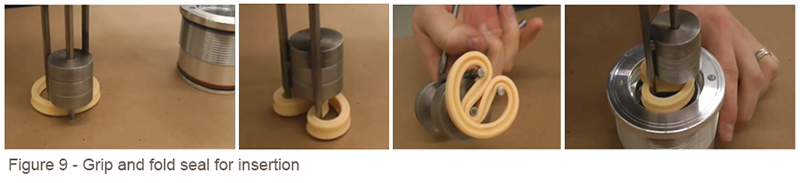 picture of grip and fold seal for insertion