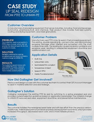 picture of case study lip seal redesign
