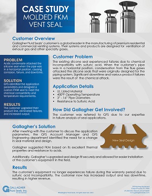 picture of molded vent seal case study