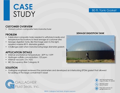 picture of sewage digestion tank case study
